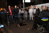 بالصور: اصابة متوسطة لشاب بحادث طرق وسط مدينة يافا